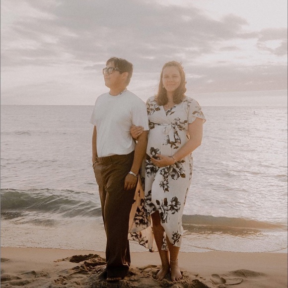 JessaKae Floral Wrap HighLow Dress - Picture 5 of 8